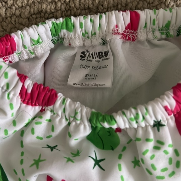 Never used, sweet ruffle swim diaper - Picture 3 of 4